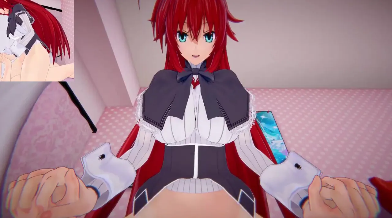 DxD - Turned On Rias rides on your dick |POV|