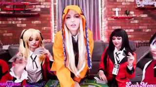 Kakegurui five girls two men оrgy Leah Meow