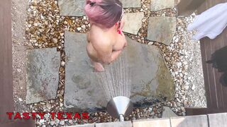 Spying On Long Tits mom Yummy Texas Inside The Shower!! (Part 2)