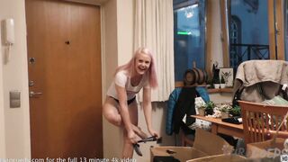 behind the scenes with Bae blonde nakes mukbang irresistible women eating eastern food