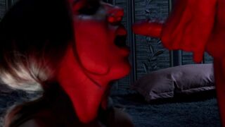 BOUND UP A STRIPPER-CHICK AND LET SUCK MY COCK