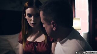 Pregnant teen fucked by her bfs stepdad