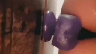 Mommy loves to play with toy into butt