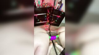 Fucking my rainbow vibrator by request ;)