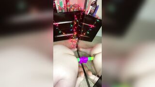 Fucking my rainbow vibrator by request ;)