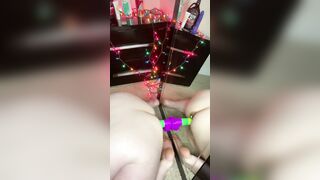 Fucking my rainbow vibrator by request ;)