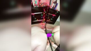 Fucking my rainbow vibrator by request ;)