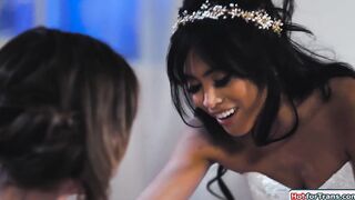 Busty shemale Korra Del Rio fucks bride