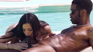 Penelope Cross gets fucked by the black guy in different positions