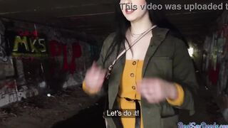 Outside point of view Goddess dig outside paid sex after casting