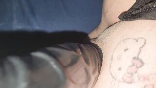 Taking big black dick