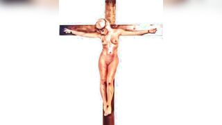 Female Jesus Crucified Naked Maltese Audio