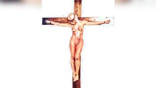 Female Jesus Crucified Naked Macedonian Audio
