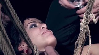 Crazy Hot bitch, who used, like personal sex vibrator. Part three. Full suspension, and bdsm sex.