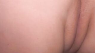 Freaky, blonde, bbw suddenly gets lusty for anal while snatch stays soak and creamy