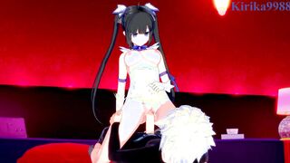 Hestia and Bell Cranel have extreme sex at a love hotel. - DanMachi Anime