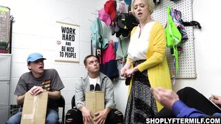 Stepmom Dee Williams makes a deal with officer Mike Mancini that he will surely like inside any way