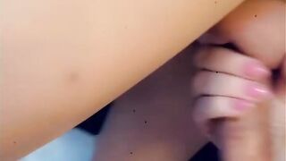 Dick worship on Snapchat with step brother