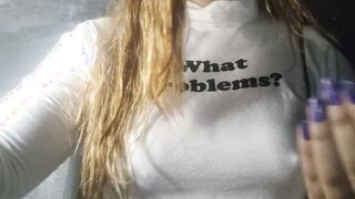 Feel vulgar as you view Caty BlackRose getting her huge jugs squeeze