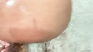 Catch my stepmother on all fours inside the bathtub! See full on Red