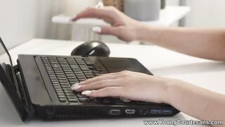 Young Courtesans - Polina Sweet - Perky naughty courtesan banged!