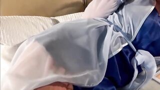hot milf pov BLOWJOB while Phone Talking