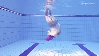 Russian Goddess Goddess Elena Proklova swims naked