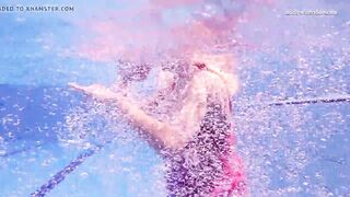 Russian Goddess Goddess Elena Proklova swims naked