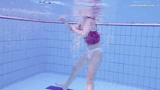 Russian Goddess Goddess Elena Proklova swims naked