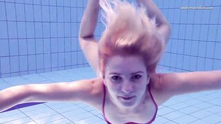 Russian Goddess Goddess Elena Proklova swims naked