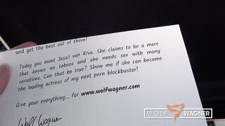 Jessii van Riva: 18 year old Yo twat with mouth liking a cock! wolfwagner.casting