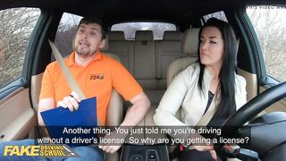 Fake Driving School Zuzu Sweet Gets a Facial For Her Licence