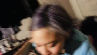 Crazy Sexy Hot oriental mistress gives her man a super sexy fellatio