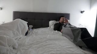 Cuckold Wife Didn`t Know Bull Jizzes Into