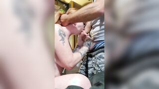 Suck daddy's cock with my tiny snatch