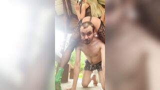 Dom Evgenia - humiliated sub inside the arbor