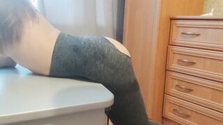 Муж зстал меня за дрочкой и устроил мне экстремальный фистинг