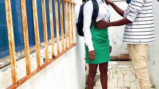 ⭐ 18y Schoolgirl having sex outside( Full Clip on Xred)