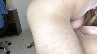 Cutie school girl raised her legs up and gave me Bombshell with freaky and with several insane orgasms