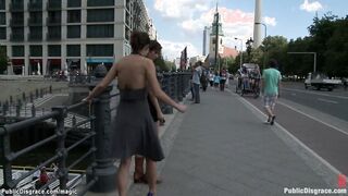German babe humiliated and fucked