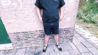 babe Fiance Ballbusting Her Caged Sissy Hubby Into Outdoors