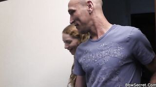 Caught cheating on gf with blonde bbw