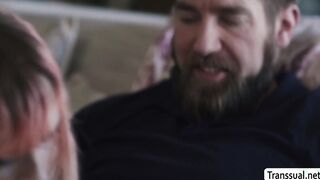 Bearded dude analed stepteen to feel relax