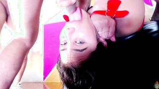 Rough Deeply into submission ( role play : sub bimbo into a rough punishment)