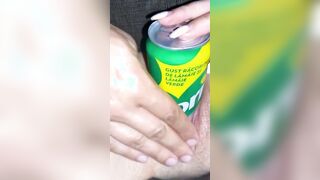 I banged! her and then I put a soda can inside her tight and beautiful twat. (preview)