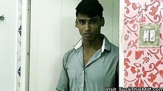 Indian hot teen has best sex with his innocent sexy Bhabhi
