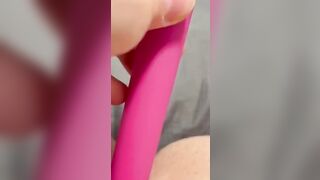 Fucking Myself With My Crazy Hot Pink Dildo/Vibrator