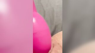 Fucking Myself With My Crazy Hot Pink Dildo/Vibrator