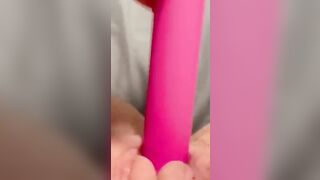Fucking Myself With My Crazy Hot Pink Dildo/Vibrator
