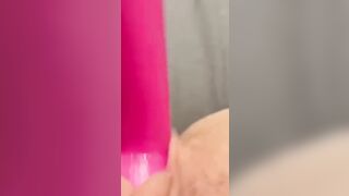 Fucking Myself With My Crazy Hot Pink Dildo/Vibrator